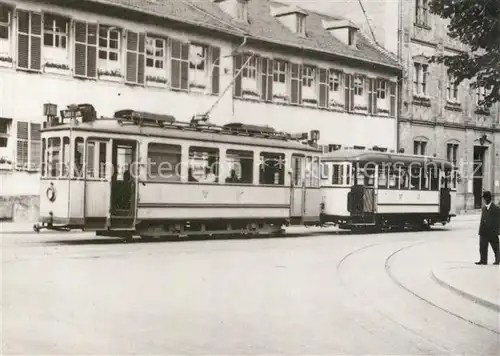 AK / Ansichtskarte Strassenbahn Strassenbahnzug Dotzheim Bierstadt Kat. Strassenbahn