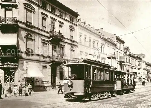 AK / Ansichtskarte Strassenbahn SEG Strassenbahnzug Sommerbeiwagen um 1900  Kat. Strassenbahn