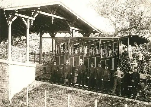AK / Ansichtskarte Nerobergbahn Tag der Eroeffnung 1888  Kat. Zahnstangenstandseilbahn