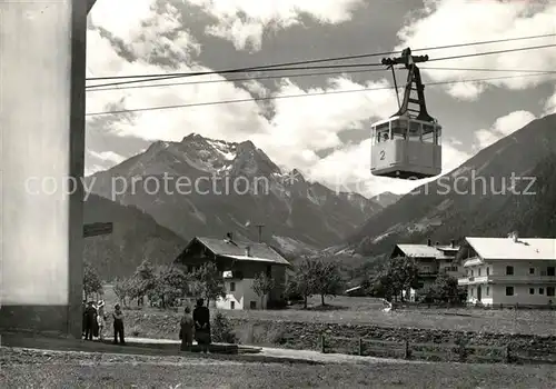 AK / Ansichtskarte Seilbahn Penkenbahn Gruenberg Mayrhofen Zillertal Kat. Bahnen