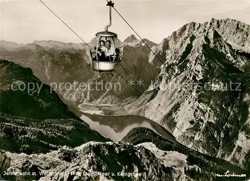 AK / Ansichtskarte Seilbahn Jennerbahn Watzmann Koenigssee  Kat. Bahnen