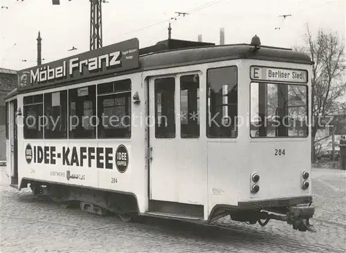 AK / Ansichtskarte Strassenbahn Beiwagen 284 Mainz  Kat. Strassenbahn