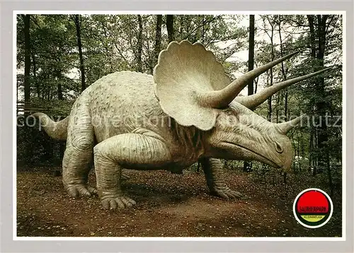 AK / Ansichtskarte Dinosaurier Triceratops Saurierpark Kleinwelka Kat. Tiere