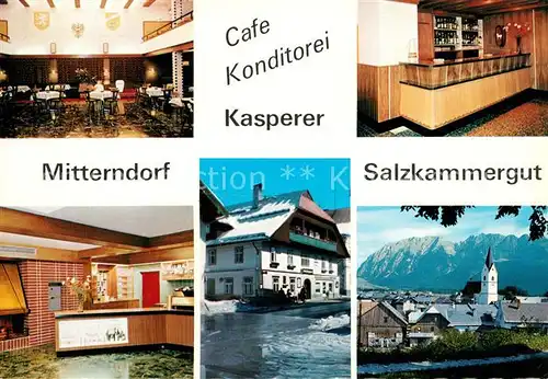 AK / Ansichtskarte Mitterndorf Bad Cafe Konditorei Kasperer Kat. Bad Mitterndorf Salzkammergut