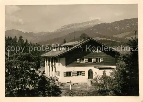 AK / Ansichtskarte Walserschanz Kleinwalsertal Grenzgasthof Kat. 