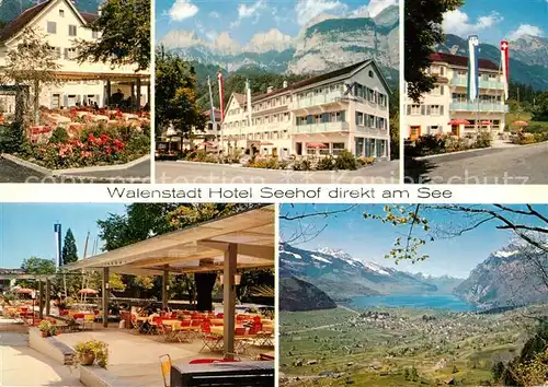 AK / Ansichtskarte Walenstadt Hotel Seehof am See Kat. Walenstadt