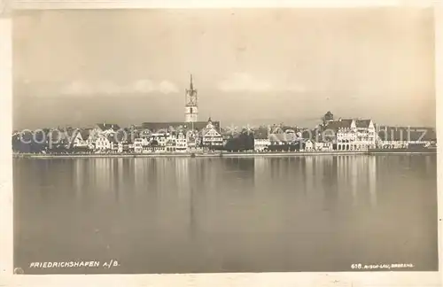 AK / Ansichtskarte Friedrichshafen Bodensee Kirche Panorama Kat. Friedrichshafen