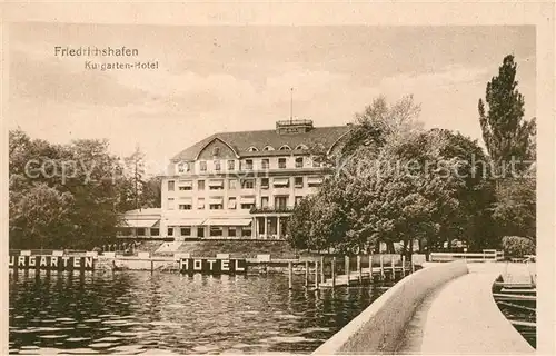 AK / Ansichtskarte Friedrichshafen Bodensee Kurgarten Hotel Kat. Friedrichshafen