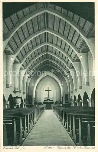 AK / Ansichtskarte Friedrichshafen Bodensee Petrus Canisius Kirche Altarraum Kat. Friedrichshafen