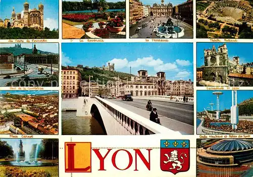 AK / Ansichtskarte Lyon France Vues d ensemble Collection Paysages Lyonnais Kat. Lyon
