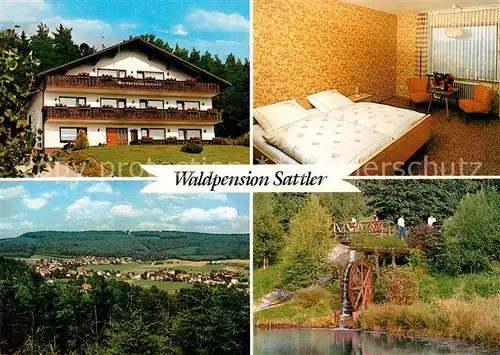 AK / Ansichtskarte Grasellenbach Waldpension Sattler  Kat. Grasellenbach
