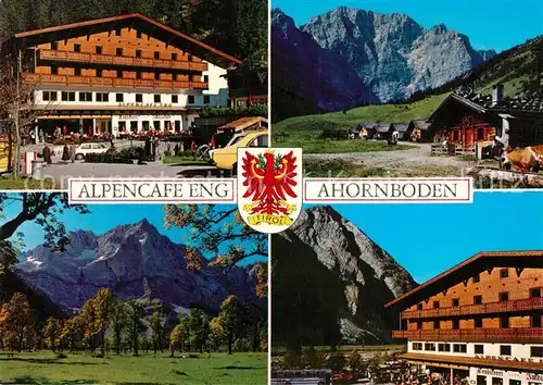 AK / Ansichtskarte Hinterriss Tirol Alpencafe Eng Ahornboden Kat. Vomp