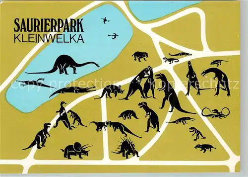 AK / Ansichtskarte Dinosaurier Kleinwelka Saurierpark Kat. Tiere