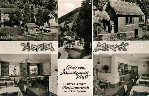 AK / Ansichtskarte Oberharmersbach Schwarzwald Gasthof Restaurant Muehle  Kat. Oberharmersbach