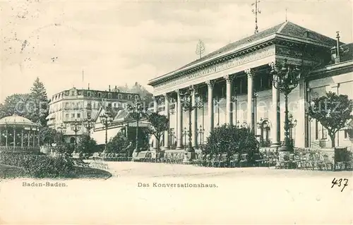 AK / Ansichtskarte Baden Baden Konversationshaus Kat. Baden Baden