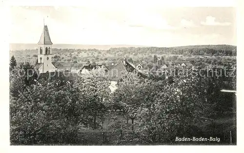 AK / Ansichtskarte Baden Baden Balg Kat. Baden Baden