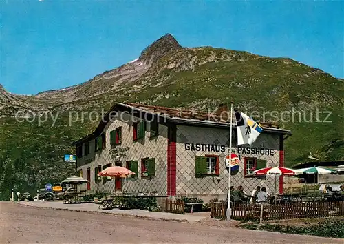 AK / Ansichtskarte Oberalp Passhoehe Gasthaus mit Piz Tiarms Kat. Oberalp