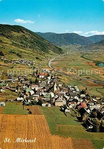 AK / Ansichtskarte St Michael Lungau Fliegeraufnahme