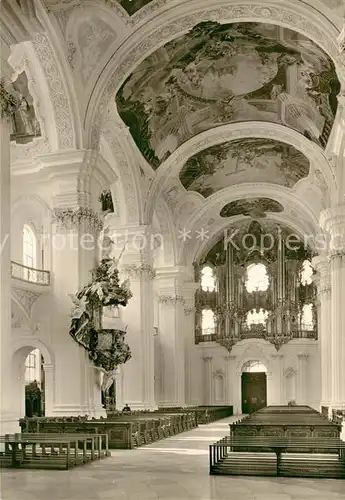 AK / Ansichtskarte Weingarten Wuerttemberg Benediktinerabtei Gabler Orgel