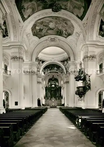 AK / Ansichtskarte Weingarten Wuerttemberg Basilika Chor Innenraum