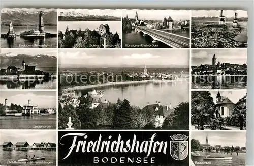 AK / Ansichtskarte Friedrichshafen Bodensee Radolfzell Pfahlbauten Konstanz Wasserburg Lindau Kat. Friedrichshafen