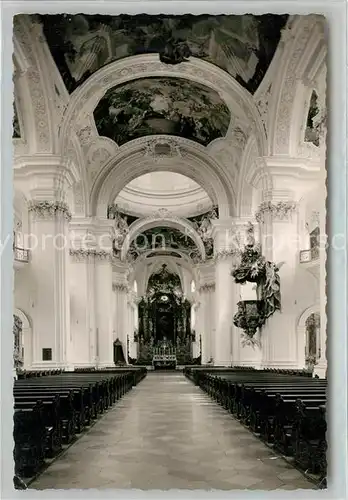 AK / Ansichtskarte Weingarten Wuerttemberg Basilika Kanzel Altar