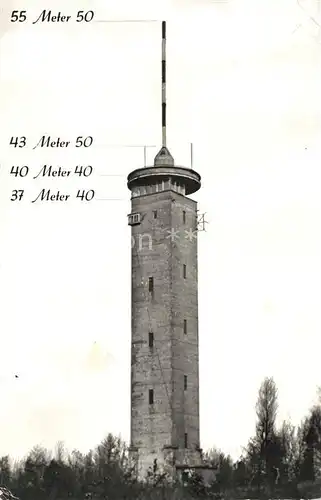 AK / Ansichtskarte Saarbruecken Aussichtsturm auf dem Schwarzenberg Kat. Saarbruecken