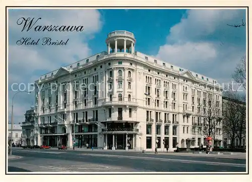 AK / Ansichtskarte Warszawa Hotel Bristol Kat. Warschau Polen