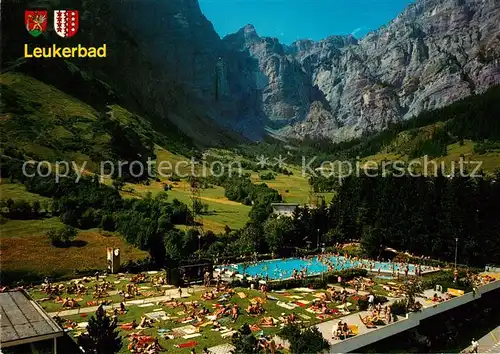 AK / Ansichtskarte Leukerbad Thermal Schwimmbad Gemmipass Alpen Kat. Loeche les Bains