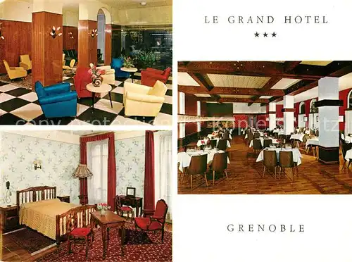 AK / Ansichtskarte Grenoble Le Grand Hotel Kat. Grenoble