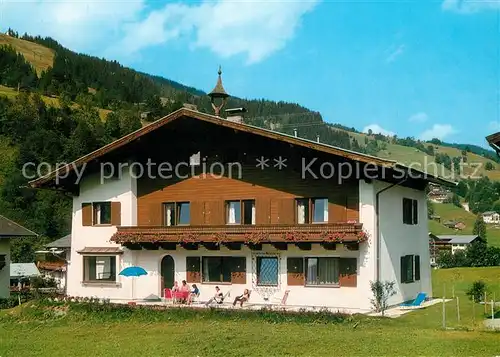 AK / Ansichtskarte Hinterglemm Saalbach Pension Haus Unterberger