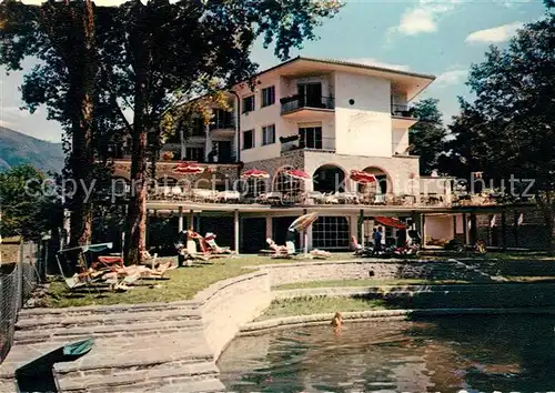 AK / Ansichtskarte Ascona Lago Maggiore Hotel Europe au Lac