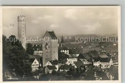 AK / Ansichtskarte Ravensburg Wuerttemberg Panorama mit Mehlsack Kat. Ravensburg