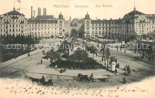 Muenchen Rondel Karlsplatz Kat. Muenchen