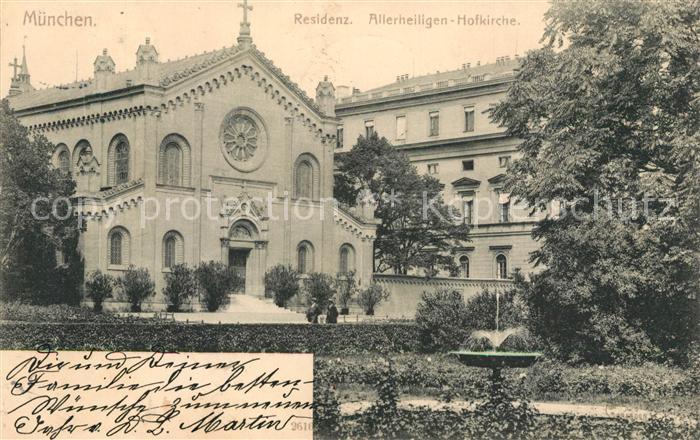 Muenchen Residenz Allerheiligen Hofkirche Kat. Muenchen Nr ...