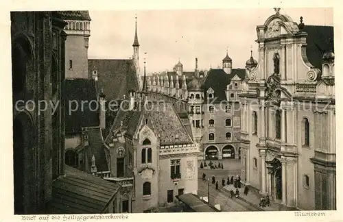 Muenchen Heiliggeist Pfarrkirche Kat. Muenchen