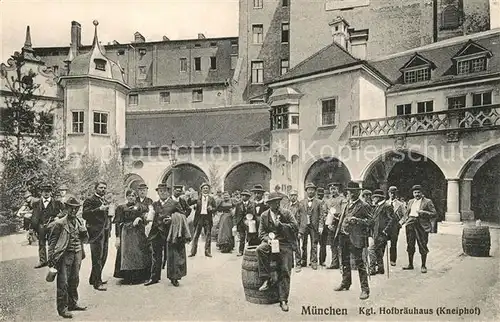 Muenchen Hofbraeuhaus Kneiphof Kat. Muenchen