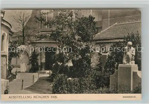 AK / Ansichtskarte Muenchen Ausstellung Friedhof Kat. Muenchen