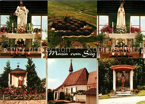 AK / Ansichtskarte Wigratzbad Herz Jesu und Maria Suehnekirche Heiligenfiguren Kat. Opfenbach