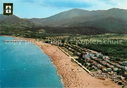 AK / Ansichtskarte Argeles Plage Le Racou vue aerienne Collection Lumiere et Couleurs du Roussillon Kat. Argeles sur Mer