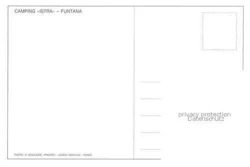 AK / Ansichtskarte Funtana Camping Istra Fliegeraufnahme