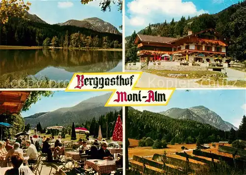 AK / Ansichtskarte Rottach Egern Berggasthof Moni Alm Landschaftspanorama Alpen Kat. Rottach Egern