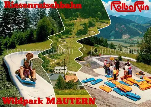 AK / Ansichtskarte Mautern Steiermark Riesenrutschbahn Wildpark Kat. Mautern in Steiermark