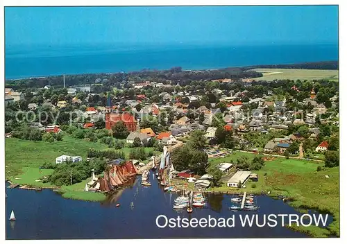 AK / Ansichtskarte Wustrow Ostseebad Fischland Fliegeraufnahme Kat. Ostseebad Wustrow