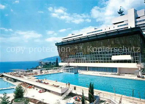 AK / Ansichtskarte Yalta Swimming pool at Intourist Hotel Yalta Kat. Yalta
