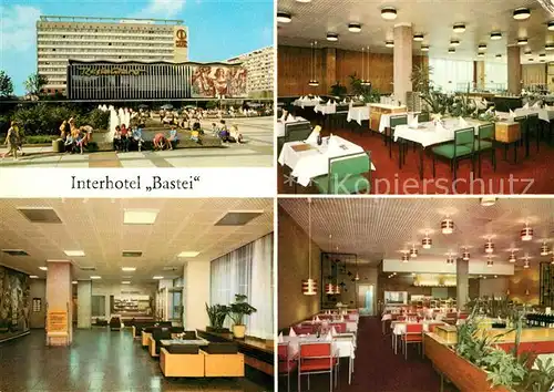 AK / Ansichtskarte Dresden Interhotel Bastei Restaurant Empfang Kat. Dresden Elbe