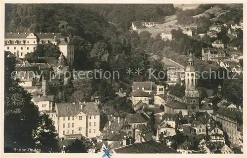 AK / Ansichtskarte Baden Baden Schloss Kirche Kat. Baden Baden