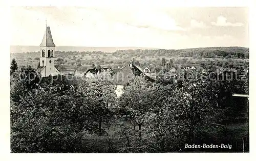 AK / Ansichtskarte Baden Baden Balg Kirchturm Kat. Baden Baden