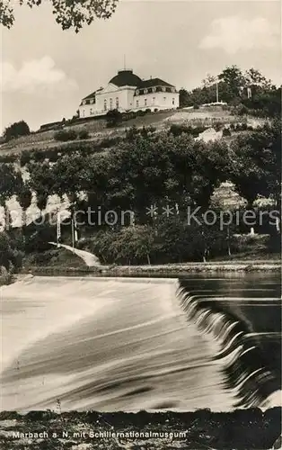 AK / Ansichtskarte Marbach Neckar mit Schillernationalmuseum Kat. Marbach am Neckar