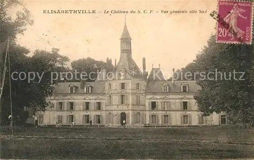 AK / Ansichtskarte Elisabethville Le Chateau du SFC  Kat. Aubergenville